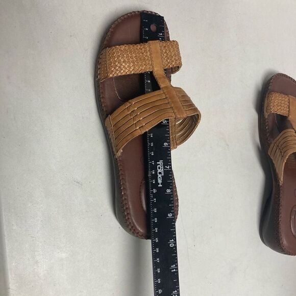 DR.‎ SCHOLLS Betty Women’s Brown Leather Sandals Size 8 - Picture 4 of 8